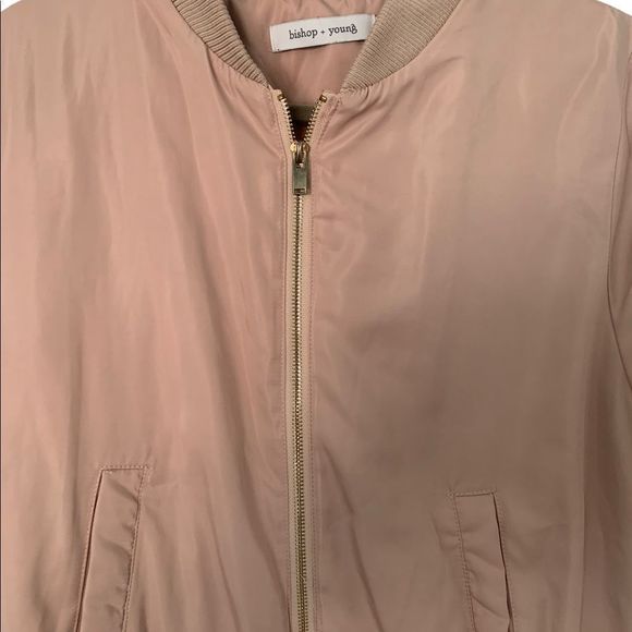 Women's Pink Bomber Jacket - Picture 3 of 8